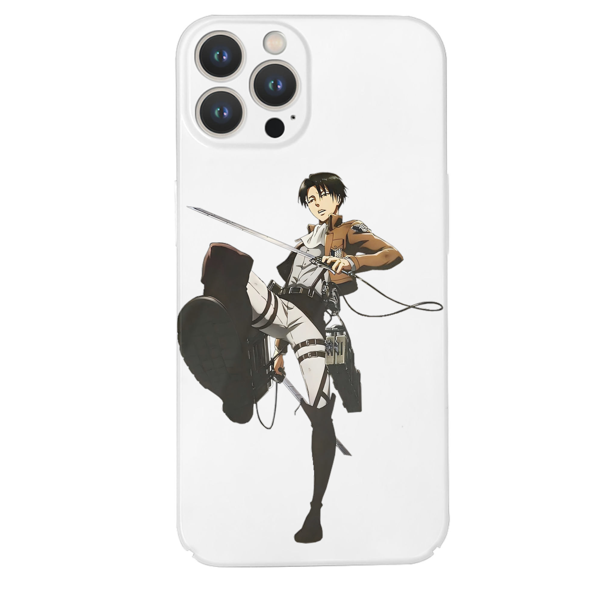 （画像用） 進撃の巨人 リヴァイ·アッカーマン Attack on Titan Levi Ackerman 【iPhone 14シリーズ対応】ハードケース